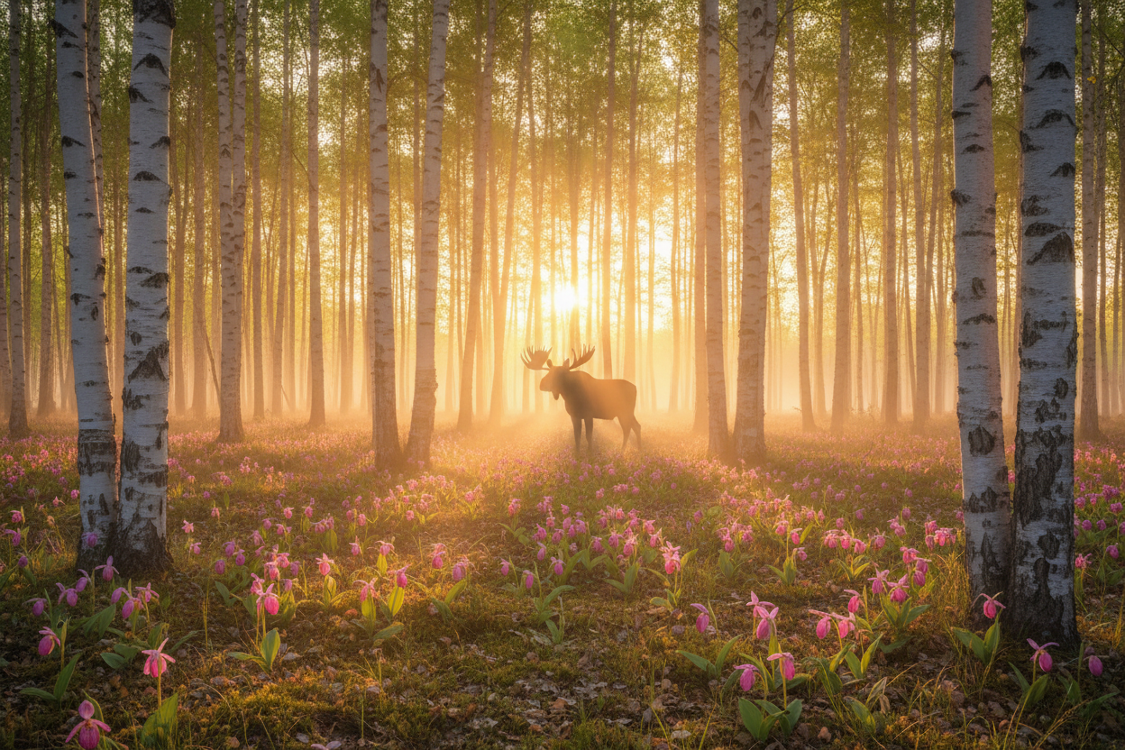 Enchanted Forest - Birch Grove