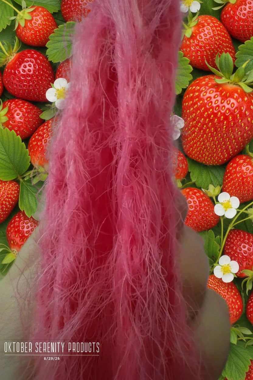 Strawberry hot pink cyberdreads