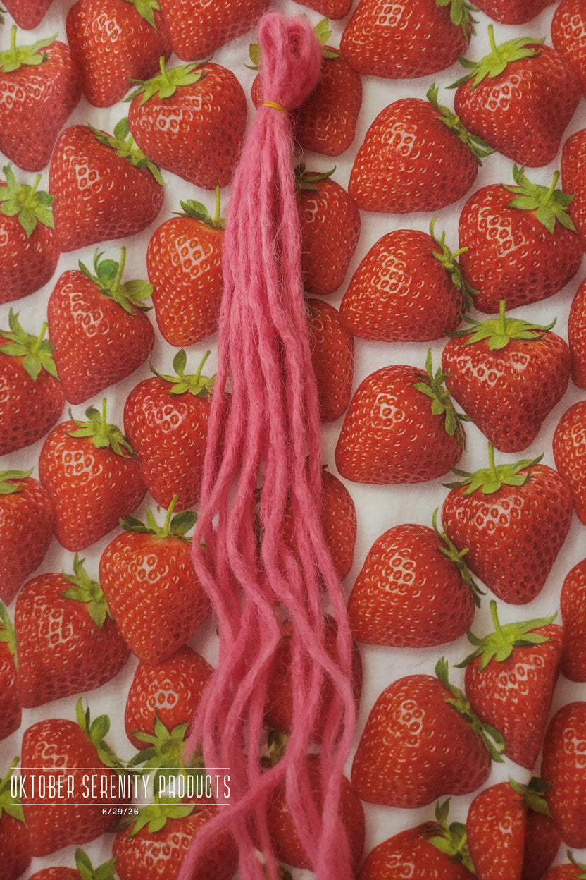 Strawberry hot pink cyberdreads